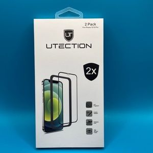 UTECTION 2X Full Screen Glass Protector for iPhone 12, 12 PRO-2pcs, great price